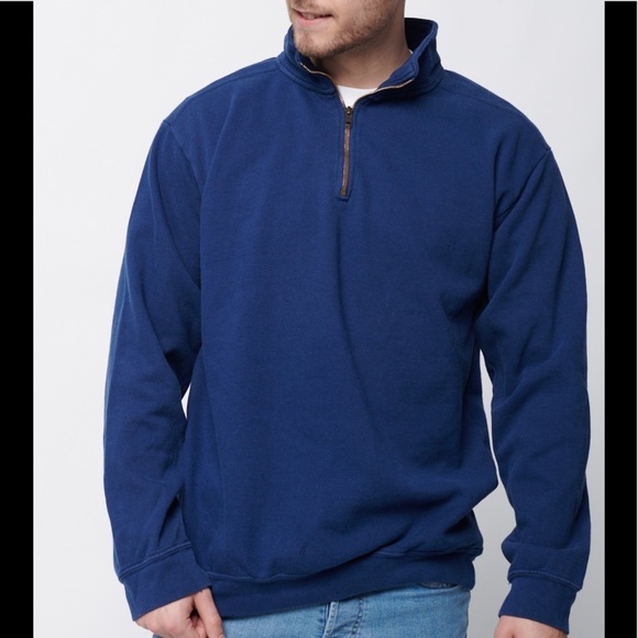 COMFORT COLORS Quarter Zip Sweatshirt with Ribbed Cuffs and Waistband 2XL NEW - Picture 8 of 10